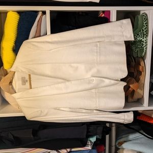 EUC LOFT white blazer 14P